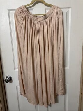 Philosophy Pleated Maxi Skirt in Blush